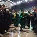 Graduates are cheered on by Huron's faculty as they leave the Convocation Center at the end of Huron's class of 2013 graduation ceremony.
Courtney Sacco I AnnArbor.com